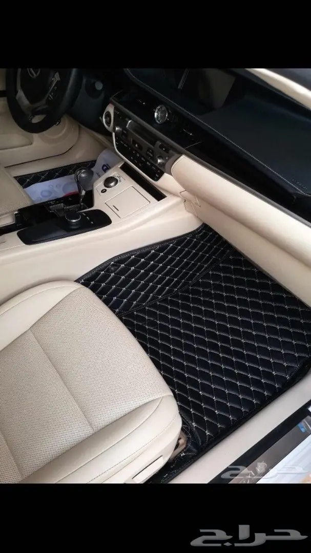 فرشات أرضيات جلدفاخرضدالماءوالأتربة للسيارات  (image 12)