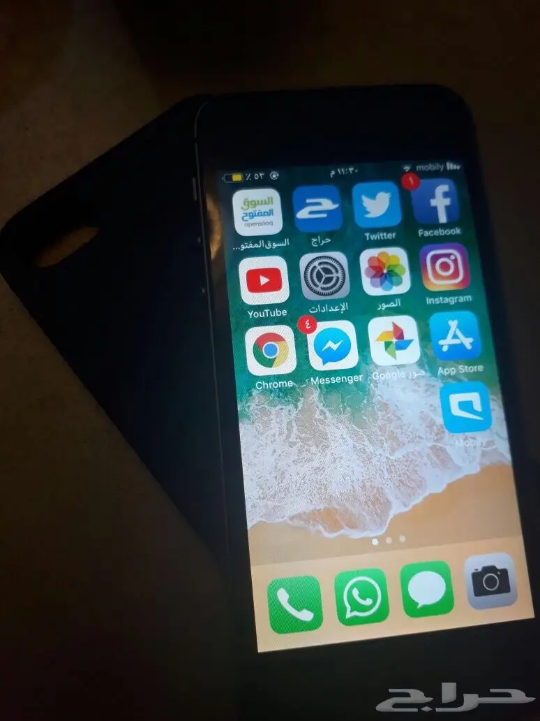 ايفون 5sنظيف   من الدفعه الاولي من اجهزه ابل  (image 1)