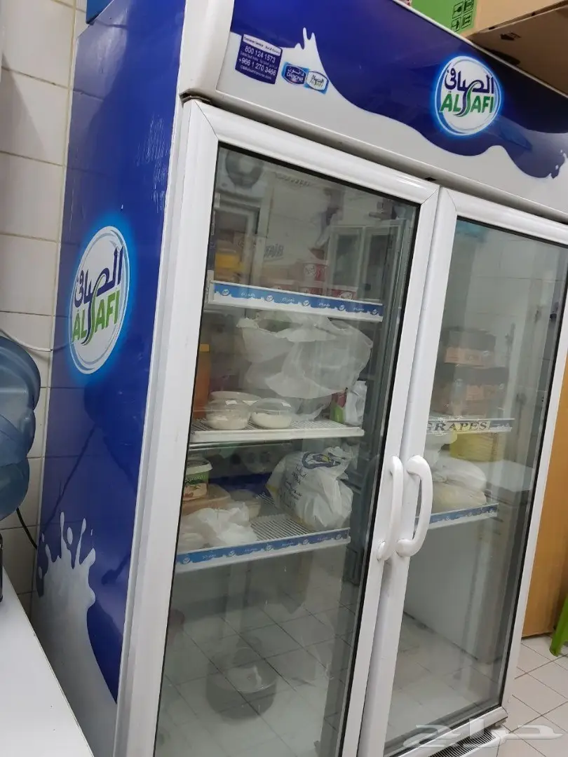 ثلاجه عرض بابين 