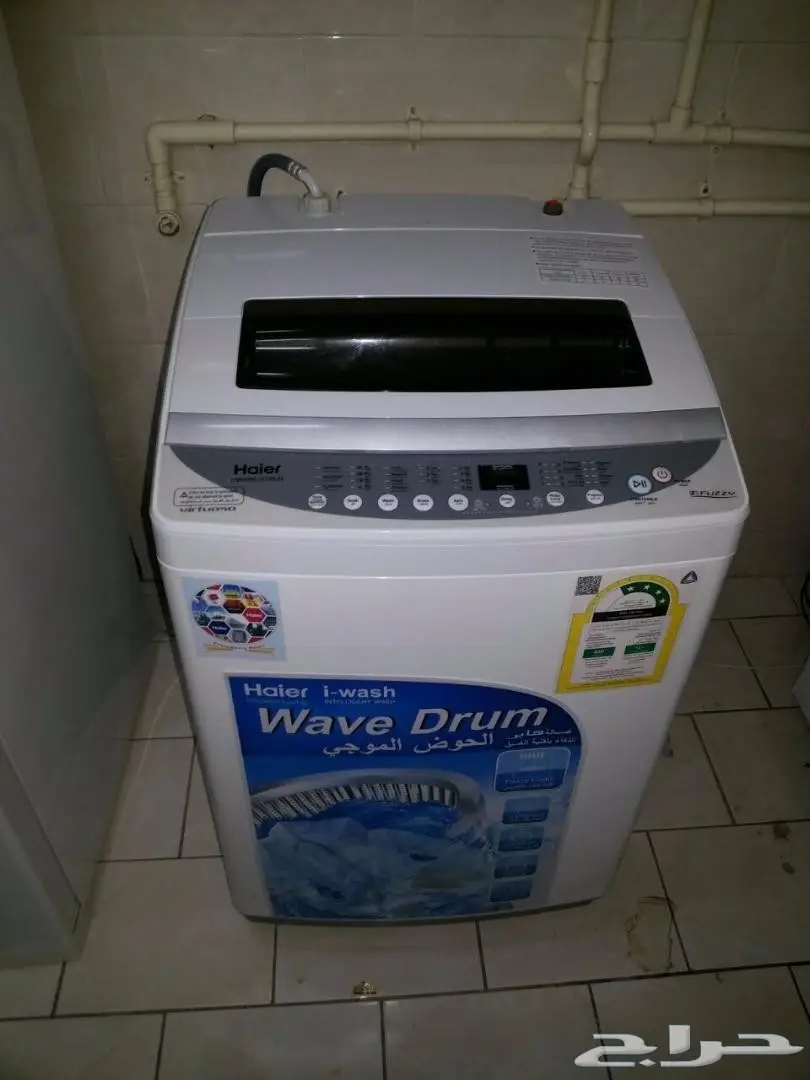 غسالة 7.5 كيلو للبيع ماركة Haier.