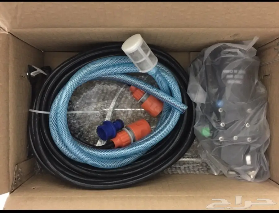 مضخة ماء مطورة لغسيل السيارات ولأهل البر 12v (image 1)