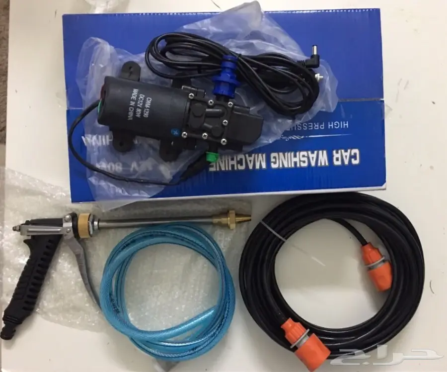 مضخة ماء مطورة لغسيل السيارات ولأهل البر 12v (image 3)
