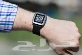 للبيع ساعة pebble time اللون اسود (image 4)