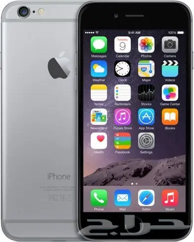 ايفون 6 رمادي 64 شبه جديد