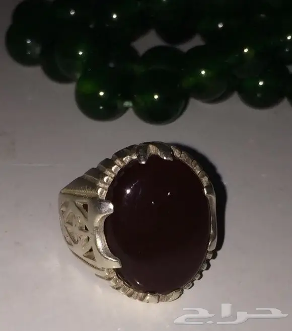 عقيق يماني احمر