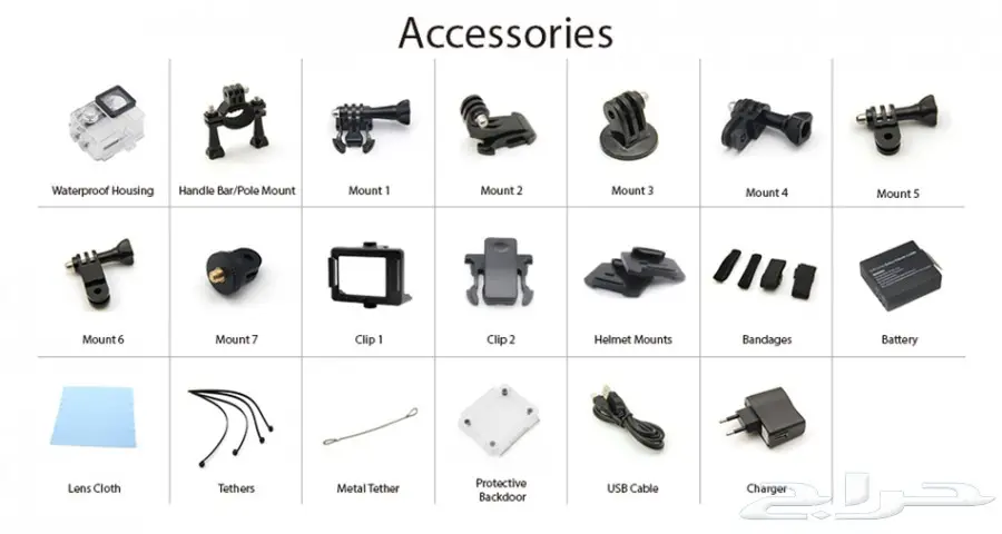 عرض خاص كاميرا اكشن 4K