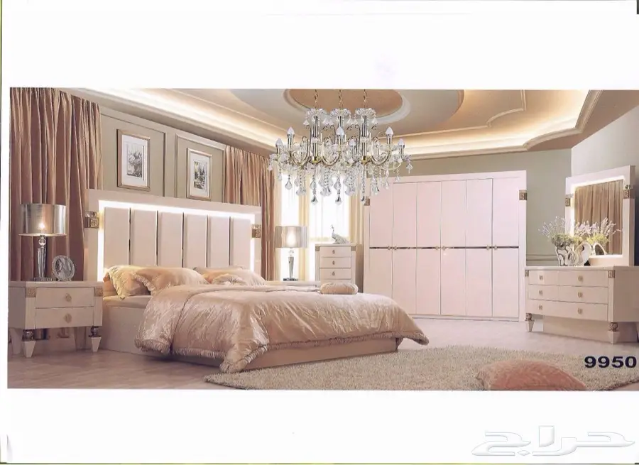 غرف نوم عصرية صيني وتركي تبدأ من 3950 (image 29)