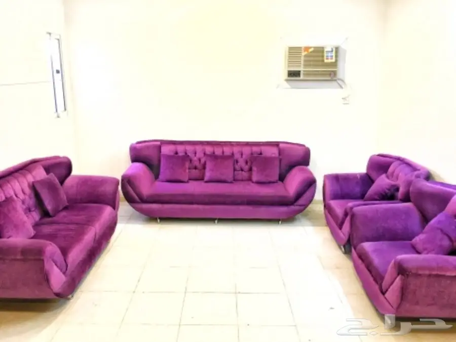 كنب 4 قطع موف - فرصة ذهبية للبيع! (image 4)