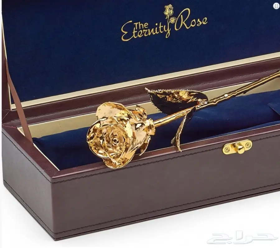 هدايا الوردة الذهبية طلاء ماء ذهب عيار 24 (image 37)