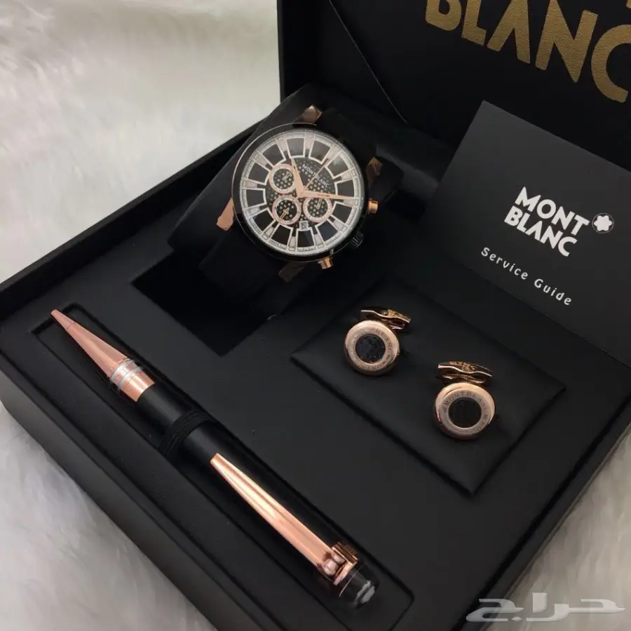 طقم ساعات مونت بلانك ب278ريال شامل التوصيل  (image 4)