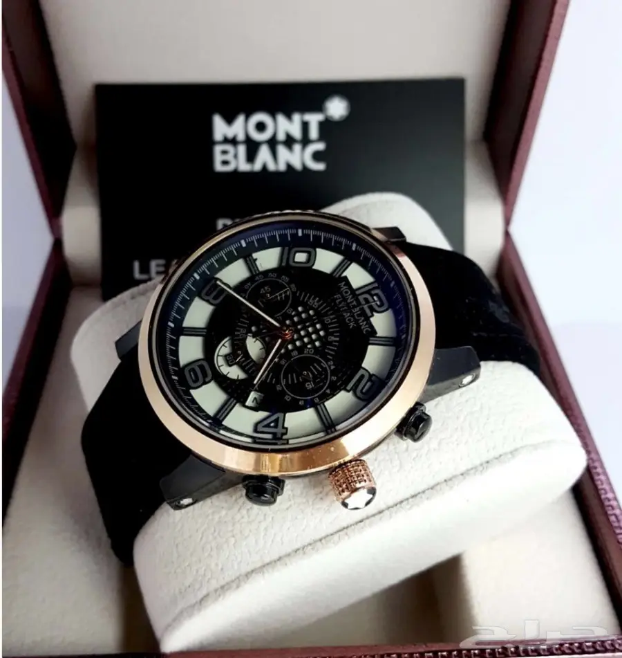 ساعة رجالية مونت بلانك ب 160 ريال  (image 3)