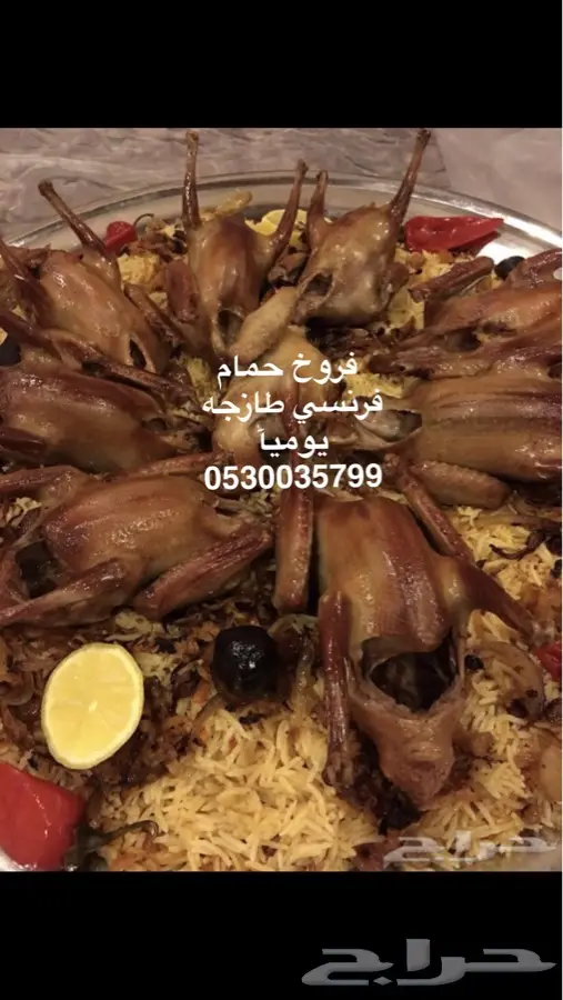 فروخ حمام لاحم فرنسي (زغاليل _ بسابيس) (image 6)