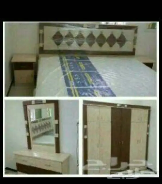 غرف نوم وطني جديدة6قطع 1600ريال توصيل تركيب  (image 1)