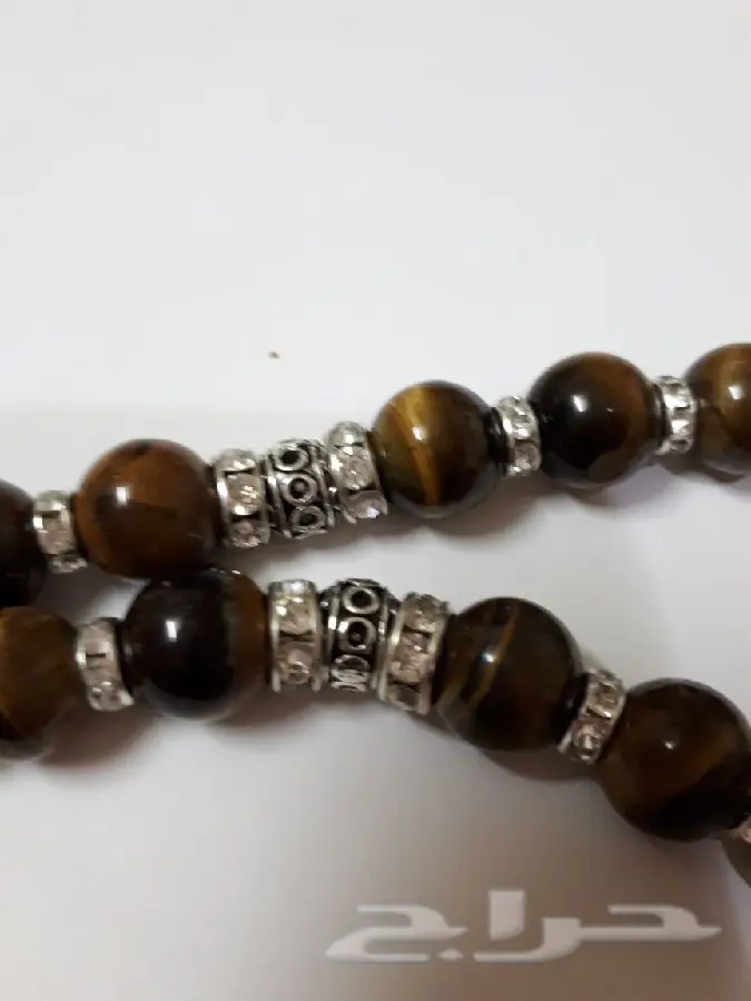سبحه عين النمر لون روووعه البيع مزاد  (image 2)