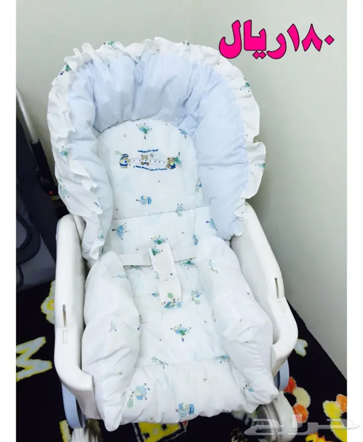 اغراض للاطفال ارجيحه وكارسيت وجلسه  (image 4)