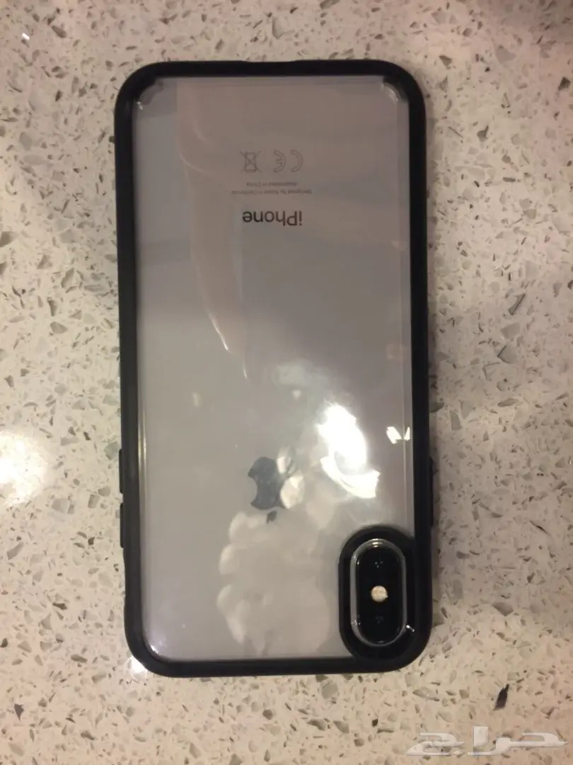 للبيع ايفون X سلفر نظيف جدا 