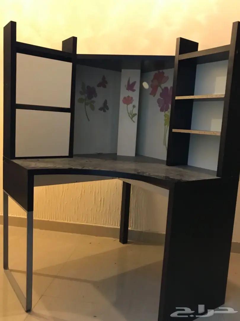 دولاب تلفزيون ومكتب زاويه  (image 1)