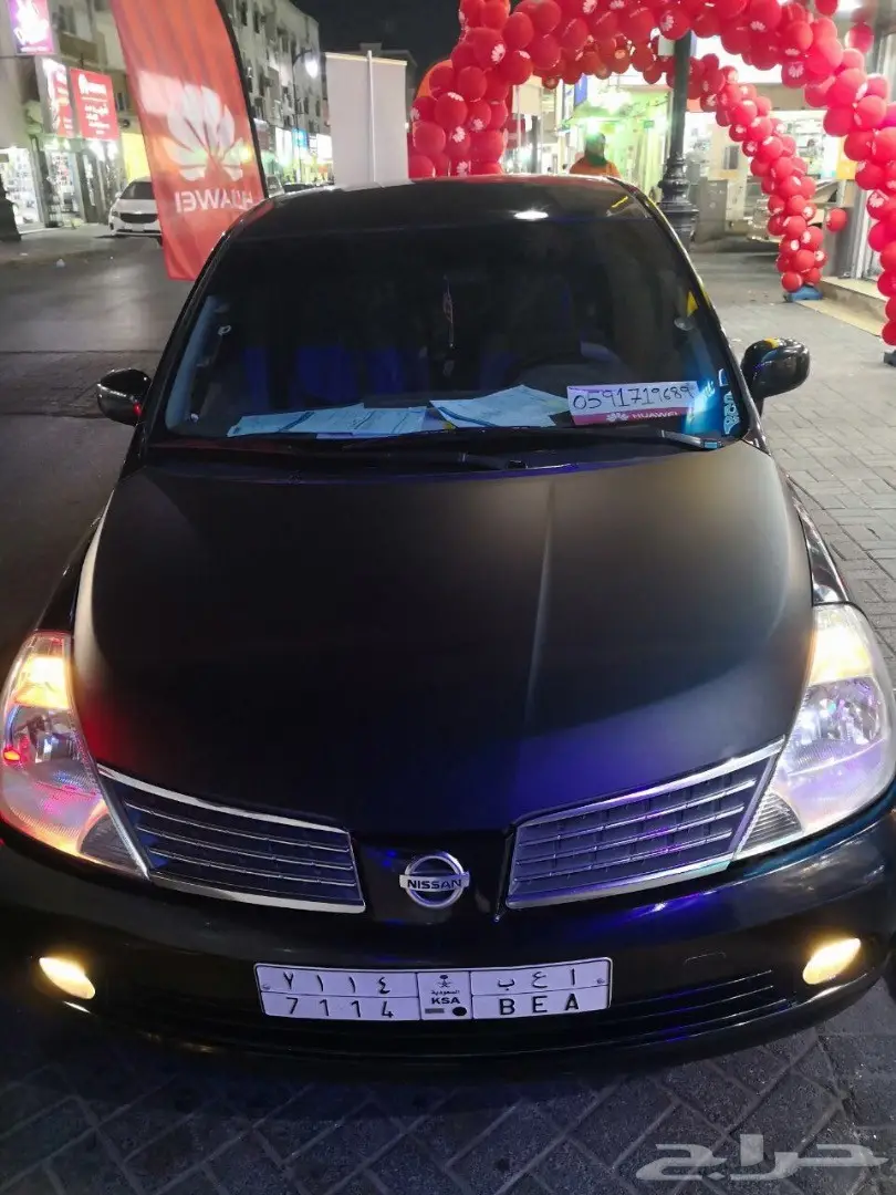 للبيع نيسان تيدا 2008 بودي وكاله فل كامل  (image 1)