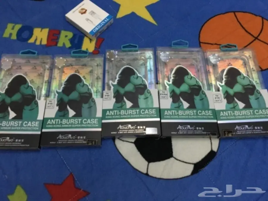 كفر غوريلا ستيكر الوان مغناطيس كيبل ايفون (image 1)