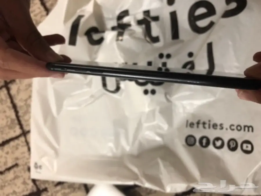 ايفون 7 بلص 32 قيقا اسود مطفي نظيف  (image 1)