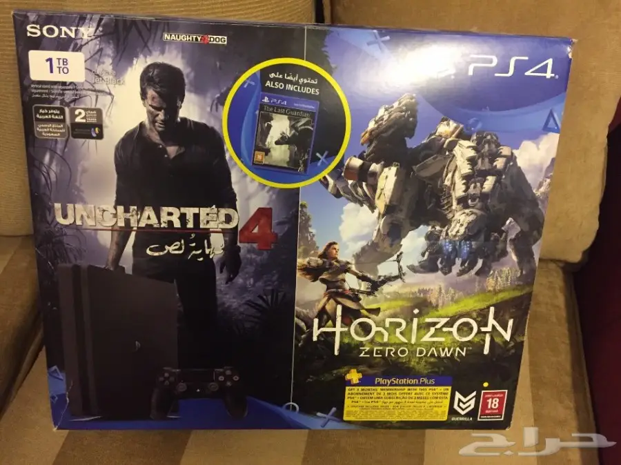 للبيع سوني 4 .. شبه جديد ..1 تيرا ...