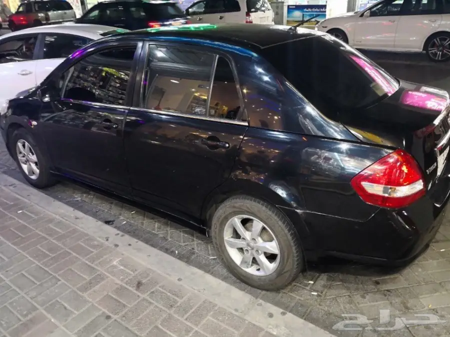 للبيع نيسان تيدا 2008 بودي وكاله فل كامل  (image 10)