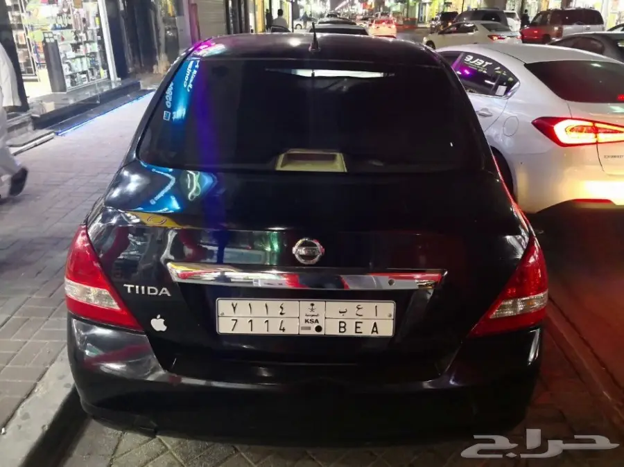 للبيع نيسان تيدا 2008 بودي وكاله فل كامل  (image 13)