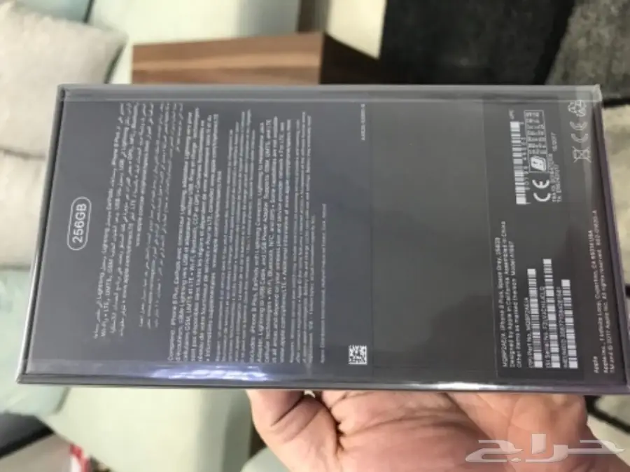 ايفون 8 بلس 256 جديد اسود بتغليفته موبايلي  (image 2)