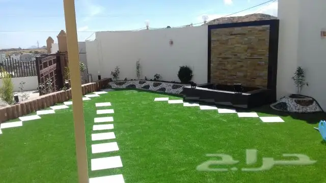 عشب صناعي وشلالات  (image 1)