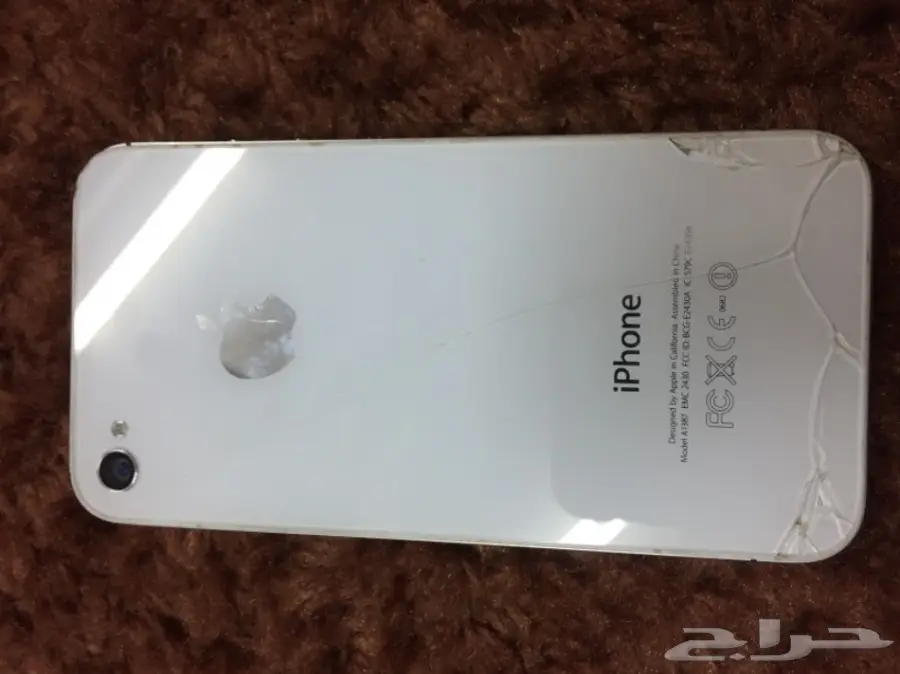 ايفون4s للبيع ابيض 