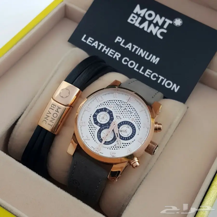 منت بلانك العالمية ساعة رجالي درجة أولى (image 2)