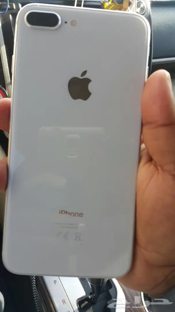 أيفون 8 بلس فضي ابيض شبه جديد (image 2)