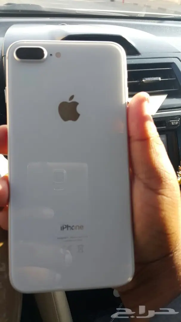 أيفون 8 بلس فضي ابيض شبه جديد (image 5)