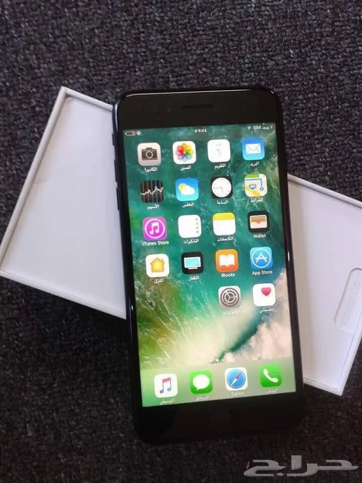 ايفون 7 بلس 128 جيجا اخو الجديد اسود مطفي (image 1)