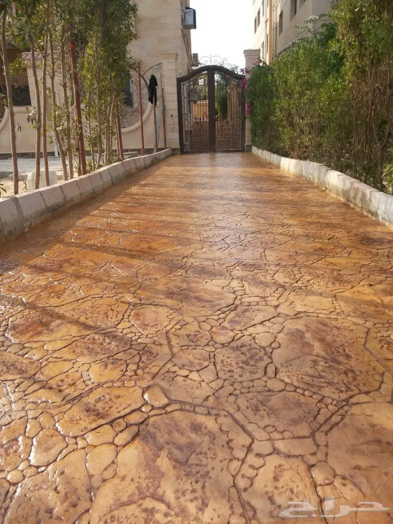  الخرسانية المطبوعة - Stamped Concrete  (image 10)