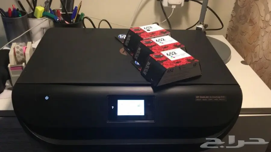 طابعة HP 4535 لاسلكية مع عدد 3 علب احبار (image 1)