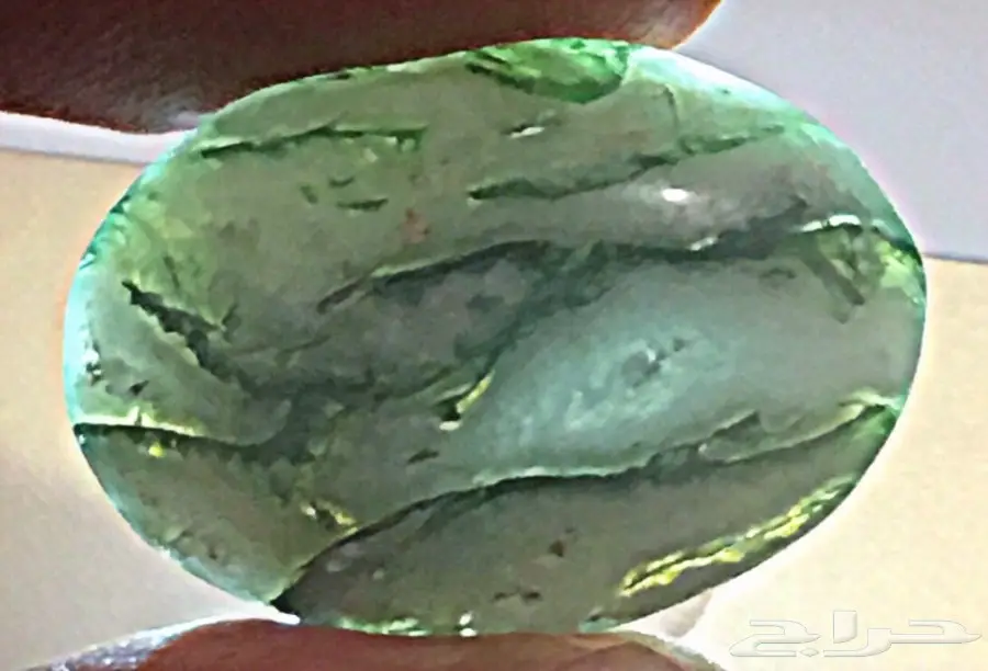 عقيق مكتوب اسم محمد وآخر علي  (image 2)