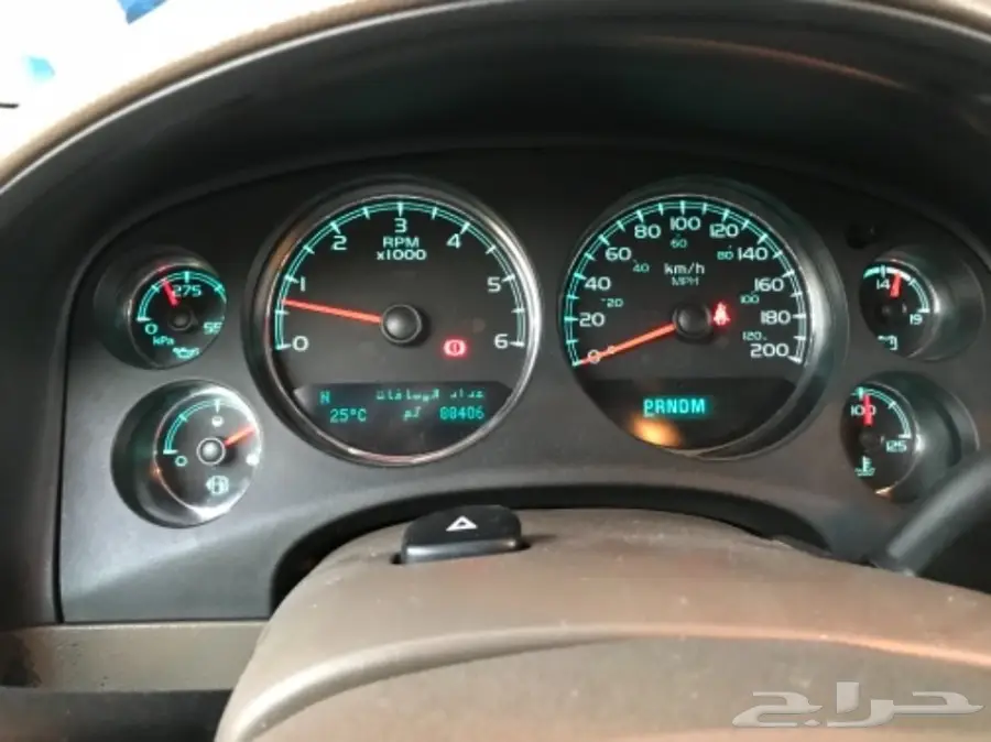 تاهو LT قصير 2013 لون فضي ممشى 88 ألف  (image 5)