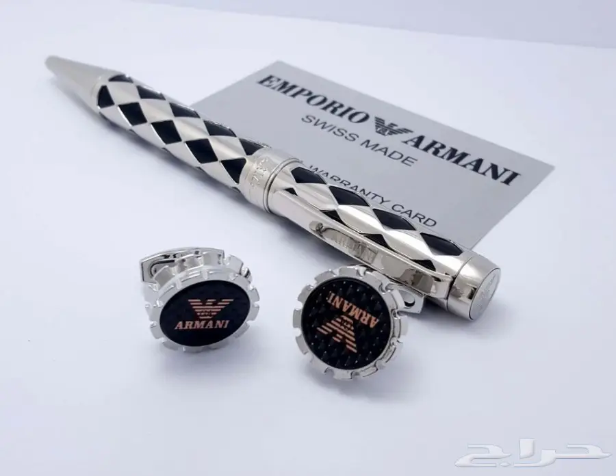 أحدث أطقم أقلام وكبك ماركات عالمية روعة