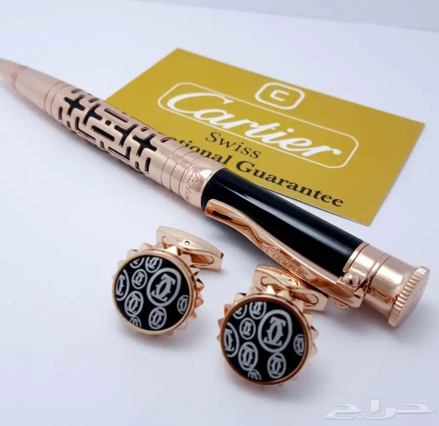 أحدث أطقم أقلام وكبك ماركات عالمية روعة (image 2)