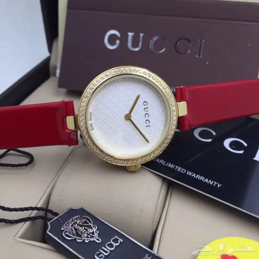 جديدنا ساعات ماركة قوتشي نسائي جودة ممتازة جد (image 12)