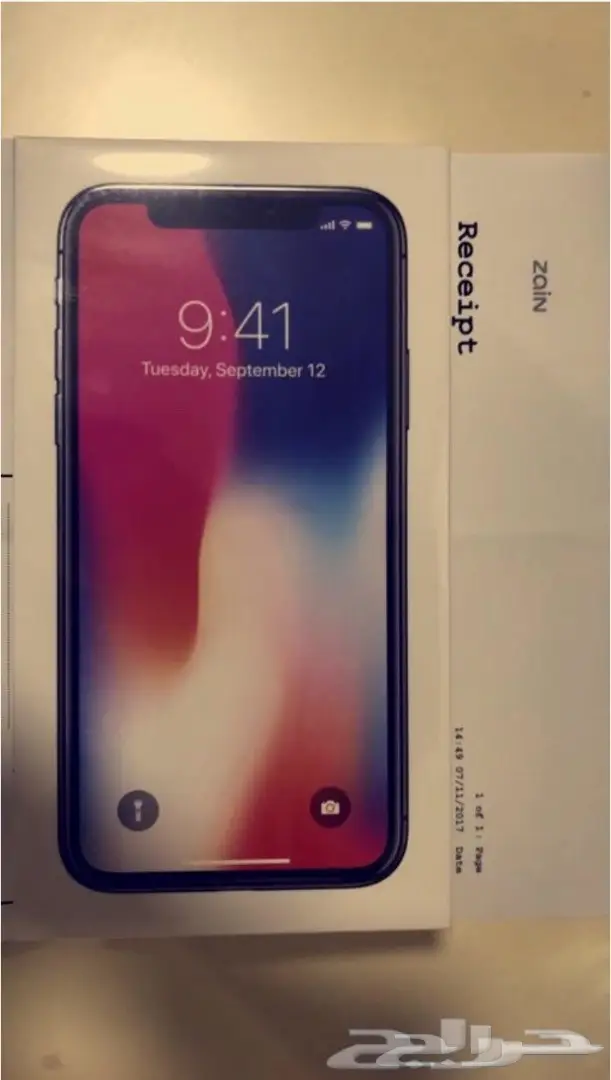 ايفون X اسود 256 جديد