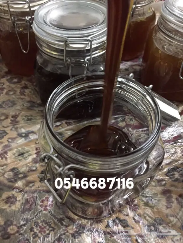عسل سدر صافي وشمع عسل سمره عسل طلح عسل (image 7)