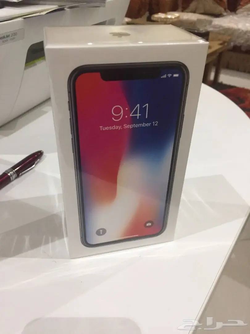 ايفون x بالكرتون 64 جيجا رمادي  (image 3)