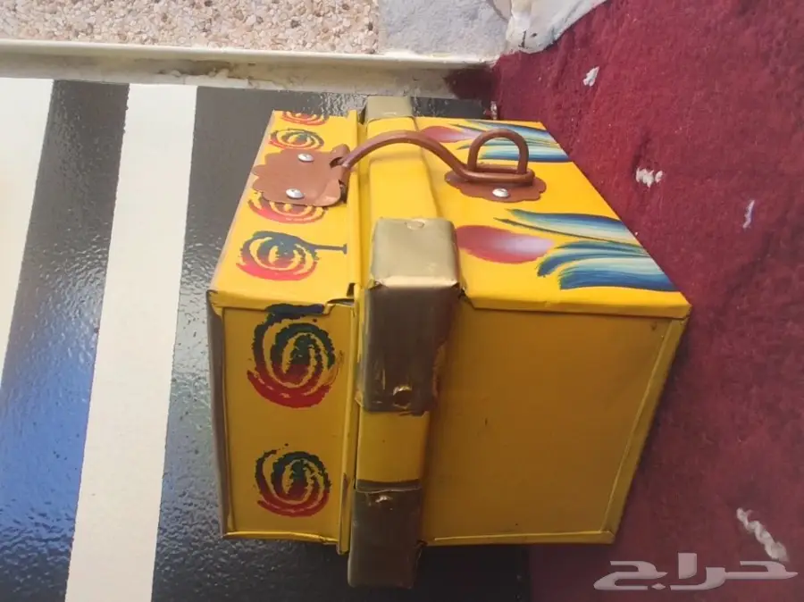 صندوق تراثي قديم تحفه وديكور (image 1)