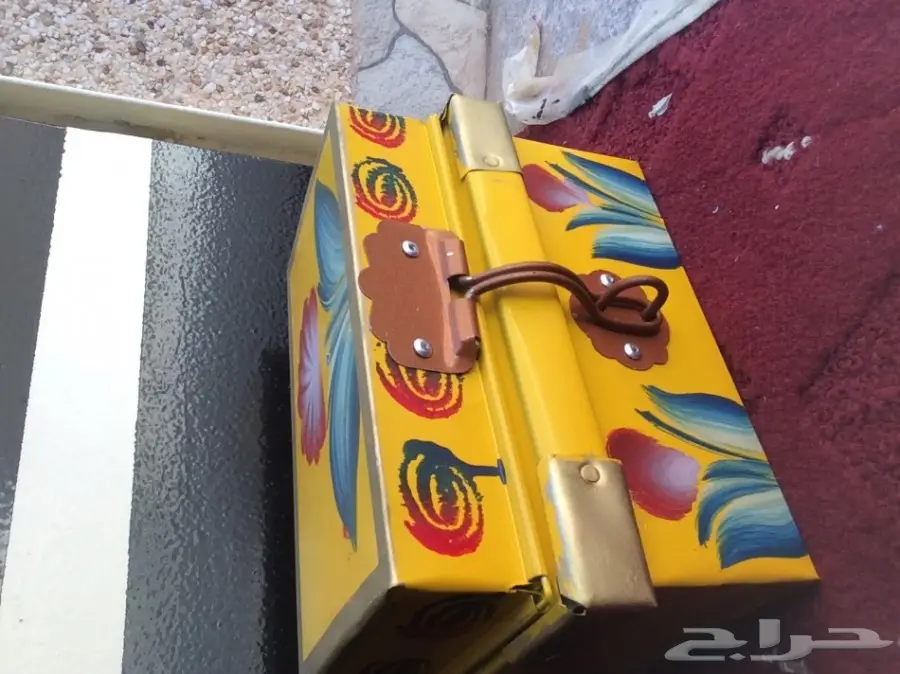 صندوق تراثي قديم تحفه وديكور (image 6)