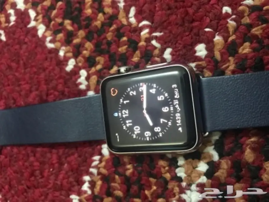 ساعة أبل ستاينلس ستيل مقاس 38 الاصدار الأول 