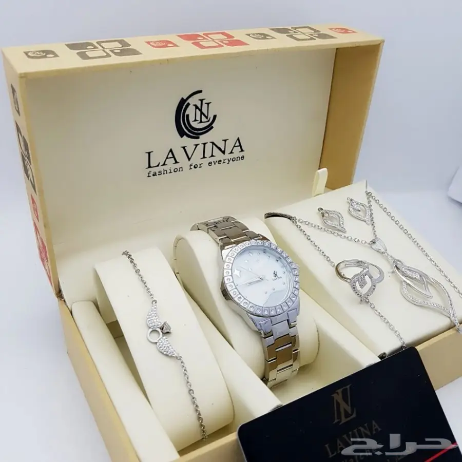  ساعات لافينا نسائي سل استيل مرة رووعة (image 1)