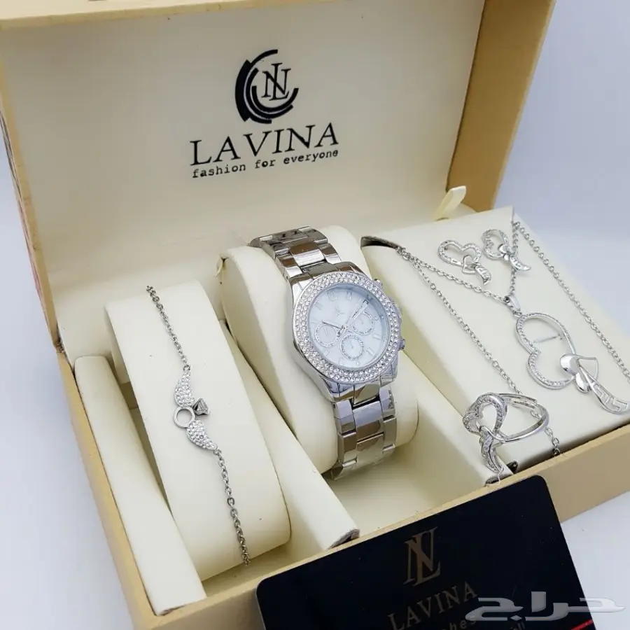  ساعات لافينا نسائي سل استيل مرة رووعة (image 10)