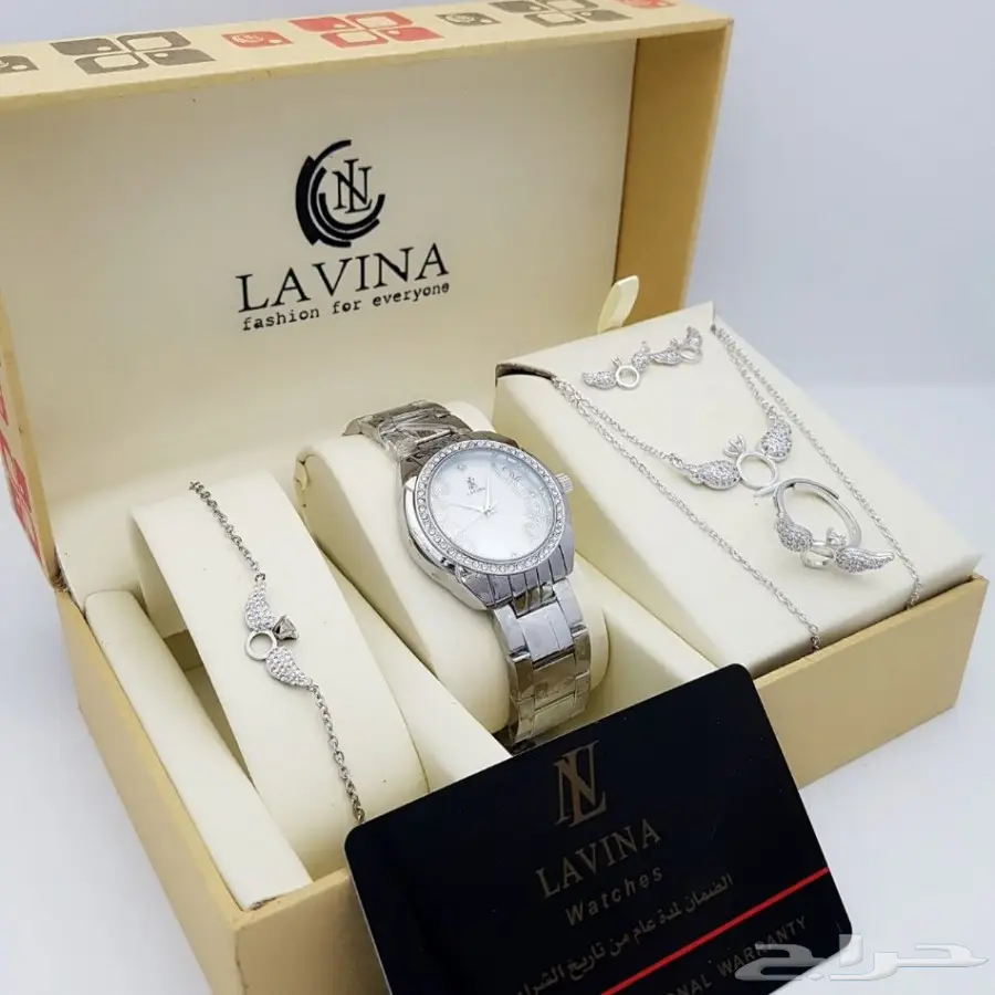 ساعات لافينا نسائي سل استيل مرة رووعة (image 11)